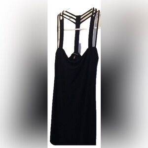 Victoria's Secret Bra Tops | Black Small Strappy Halter Neck T-back Built in Bra